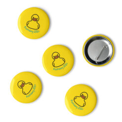 Alternative view of Rubber Duck | Button Pins