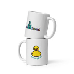 rubber duck ceramic mug