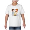 Kid's White T-shirt with pineapple cake design