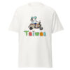 White Tshirt with Taiwan scooter design