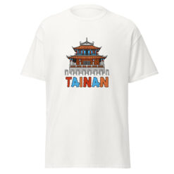 White Tshirt with Tainan Chikan design